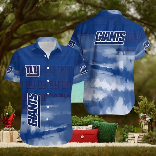 NY Giants Hawaiian Shirt NFL Gift For Fan Graphic Print