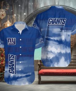 NY Giants Hawaiian Shirt NFL Gift For Fan Graphic Print