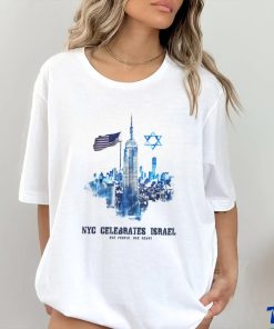 NYC Celebrates Israel one people one heart shirt 3 NYC Celebrates Israel one people one heart shirt