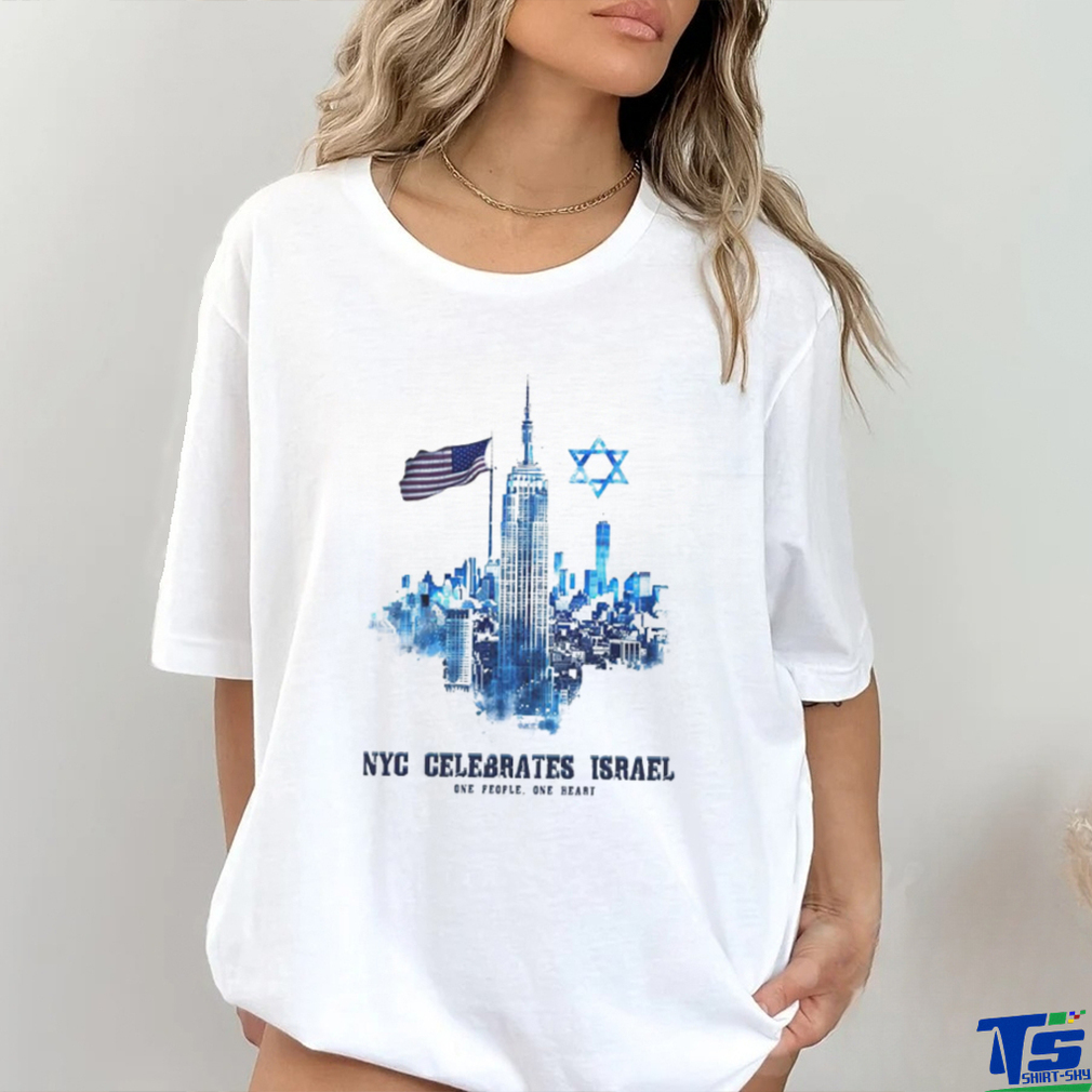 NYC Celebrates Israel one people one heart shirt NYC Celebrates Israel one people one heart shirt