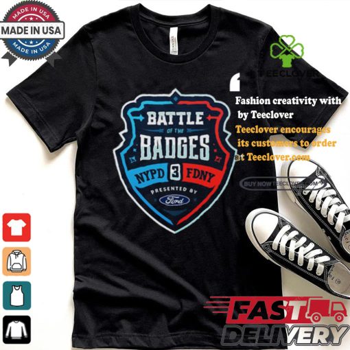 NYPD vs FDNY Battle of the Badges game Sept 12 2024 At City Field Shirt