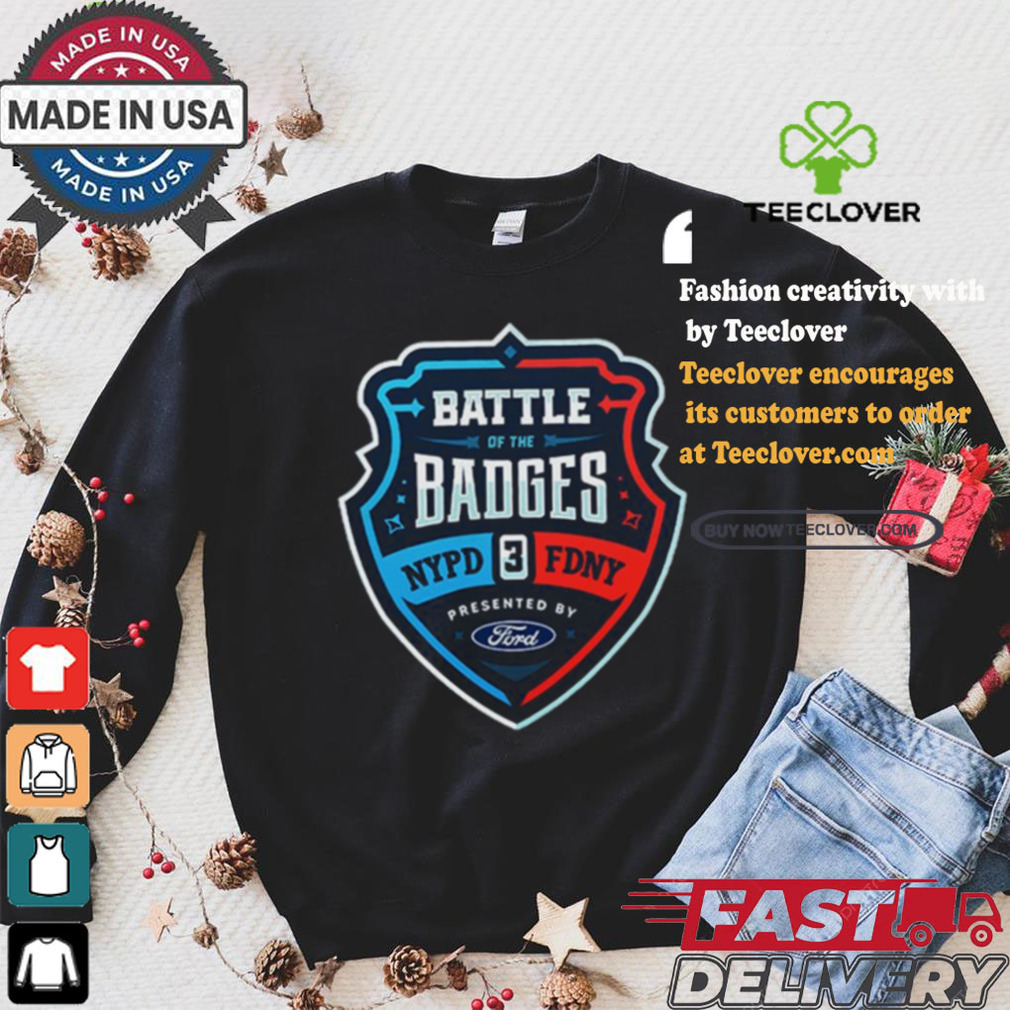NYPD vs FDNY Battle of the Badges game Sept 12 2024 At City Field Shirt NYPD vs FDNY Battle of the Badges game Sept 12 2024 At City Field Shirt