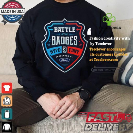 NYPD vs FDNY Battle of the Badges game Sept 12 2024 At City Field Shirt