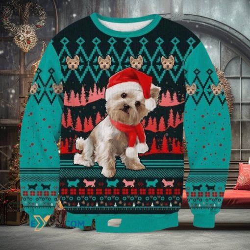 Naive Yorkshire Terrier Dog Gift For Christmas Ugly Christmas Sweater