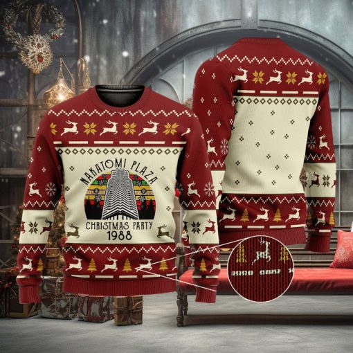 Nakatomi Plaza 1988 Ugly Die Hard Ugly Gift Christmas 3D Sweater For Men And Women