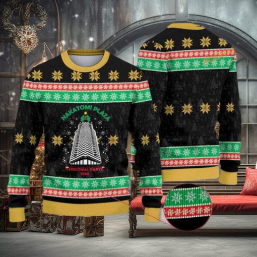 Nakatomi Plaza Die Hard Christmas Naughty Ugly Christmas Sweater