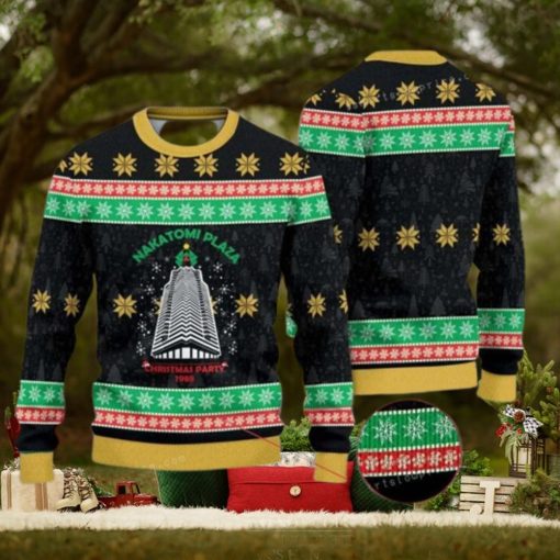 Nakatomi Plaza Die Hard Christmas Ugly Sweater Christmas Party