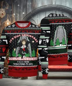 Nakatomi Plaza Hans Gruber Knitted 3D Sweater For Christmas