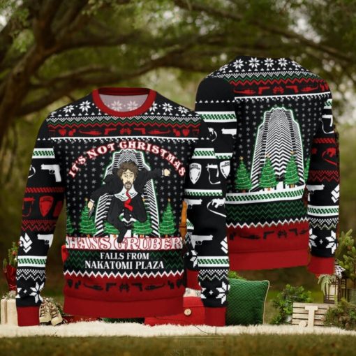 Nakatomi Plaza Hans Gruber Knitted 3D Sweater For Christmas