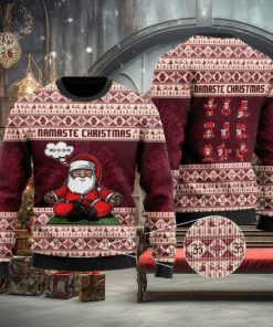 Namaste 3D Printed Ugly Christmas Sweater