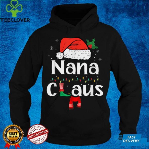 Nana Claus Shirt Christmas Pajama Family Matching Xmas T Shirt