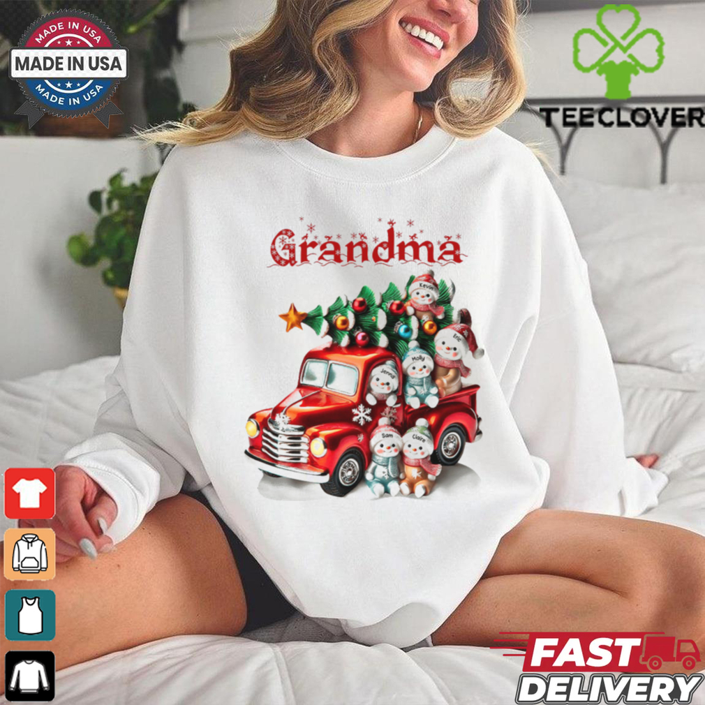 Nana's Cute Little Snowman Personalized shirt Nana's Cute Little Snowman Personalized shirt