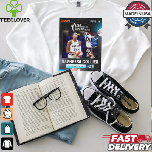 Napheesa Collier Minnesota Lynx is 2024 KIA WNBA Defensive Player of the Year Poster t shirt