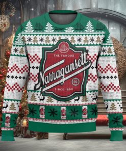 Narragansett Beer 3D Sweater Christmas Gift Ugly Christmas Sweater