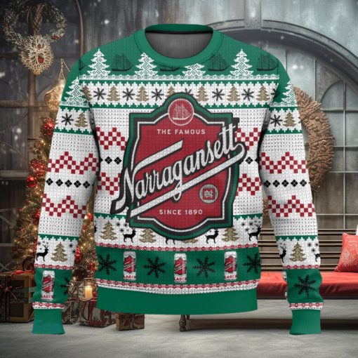 Narragansett Beer 3D Sweater Christmas Gift Ugly Christmas Sweater