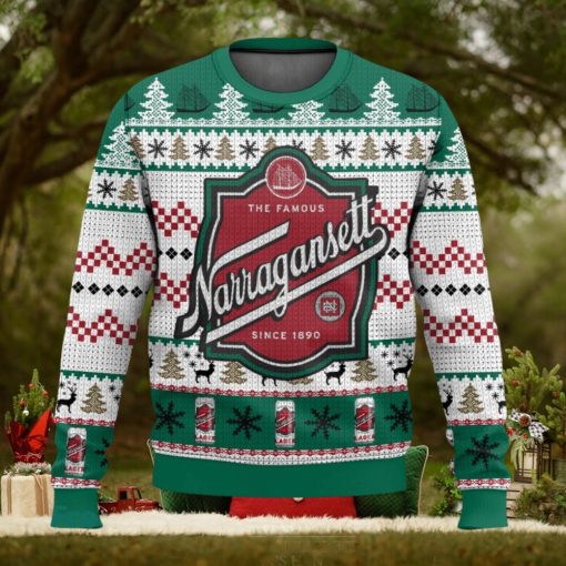 Narragansett Beer 3D Sweater Christmas Gift Ugly Christmas Sweater