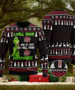 Narragansett Grinch Will Drink Everywhere Ugly Sweater