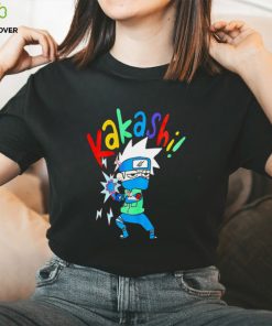 Naruto Shippuden anime Hatake Kakashi caricature funny shirt