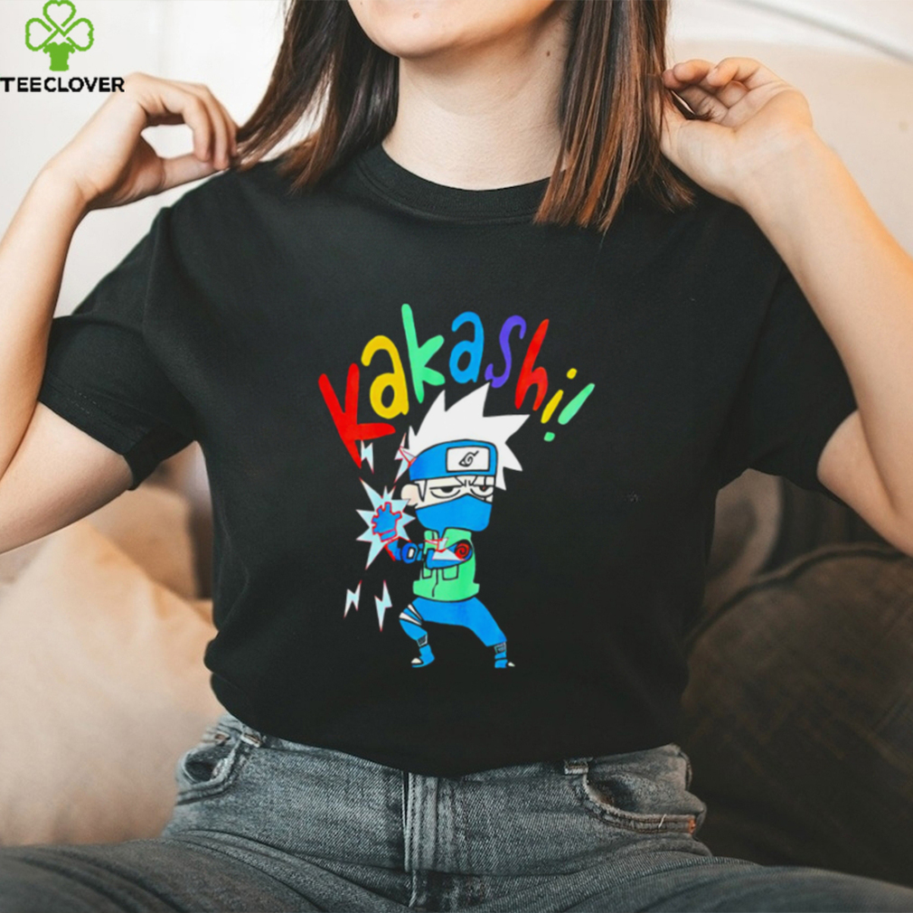 Naruto Shippuden anime Hatake Kakashi caricature funny shirt Naruto Shippuden anime Hatake Kakashi caricature funny shirt