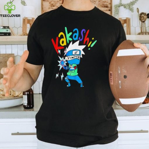 Naruto Shippuden anime Hatake Kakashi caricature funny shirt