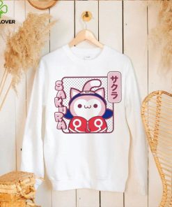 Naruto Shippuden anime cute cat Sakura character shirt