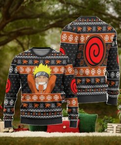 Naruto Uzumaki Clan Anime Ugly Christmas Sweater, Custom Sweatshirt Apparel