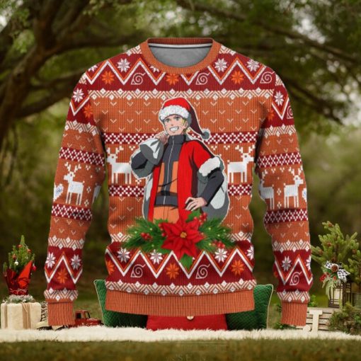 Naruto Uzumaki Custom Naruto Anime Xmas Women Mens Ugly Christmas Sweater