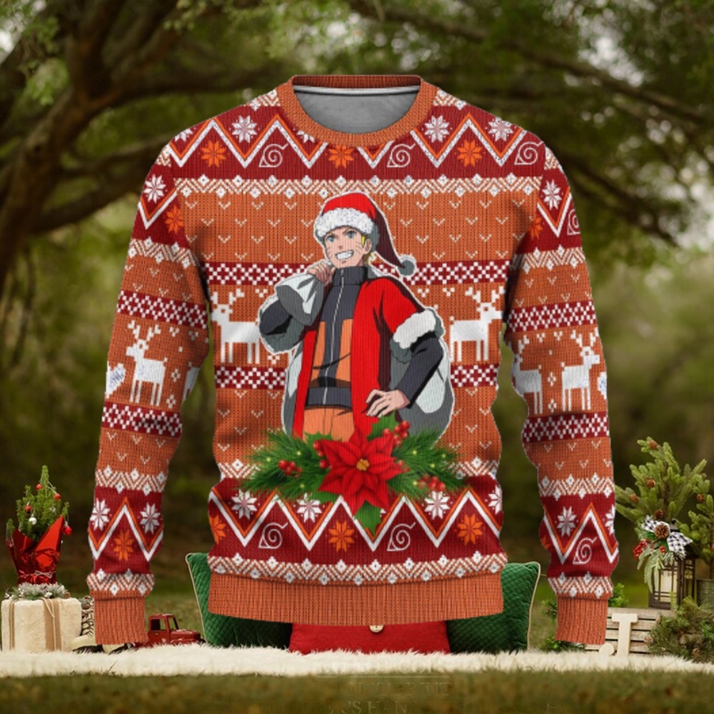Naruto Uzumaki Custom Naruto Anime Xmas Women Mens Ugly Christmas Sweater Naruto Uzumaki Custom Naruto Anime Xmas Women Mens Ugly Christmas Sweater