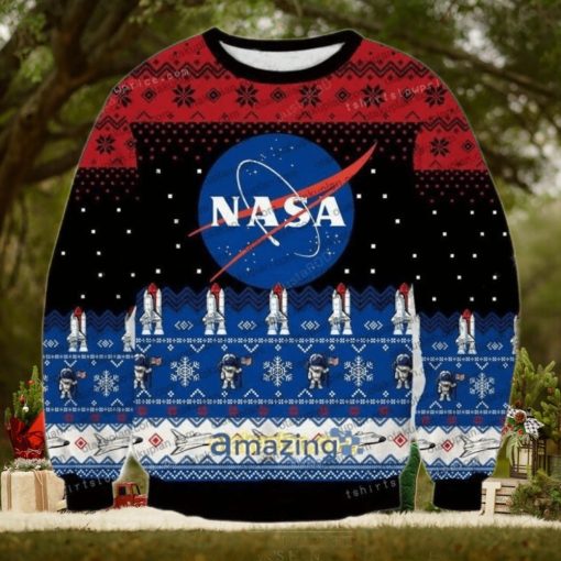 Nasa Logo Ugly Christmas Sweater