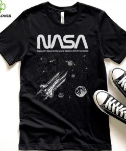 Nasa T Shirt Planets Black