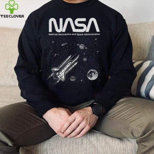 Nasa T Shirt Planets Black