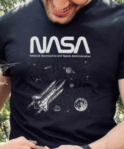 Nasa T Shirt Planets Black