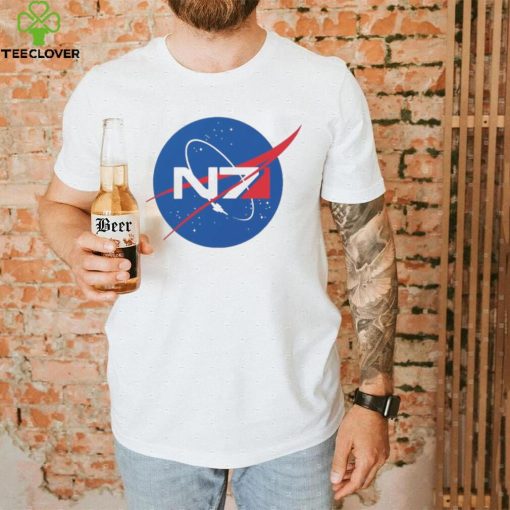 Nasa X N7 Shepard Mass Effect Logo Shirt