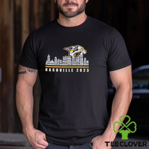 Nashville Predators 2023 Season Team Players Names In shirt