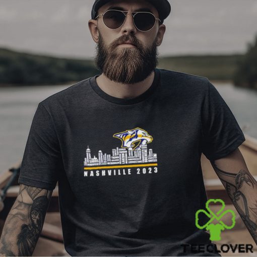Nashville Predators 2023 Season Team Players Names In shirt