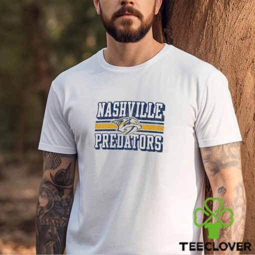 Nashville Predators Champion Tri Blend Dual Stripe Long Sleeve T Shirt