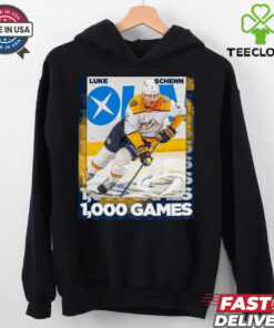 Nashville Predators Luke Schenn reaching 1,000 career NHL games Poster t shirt