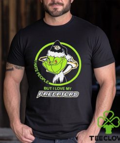 Nashville Predators NHL The Grinch I Hate People But I Love My Boston Bruins Shirt