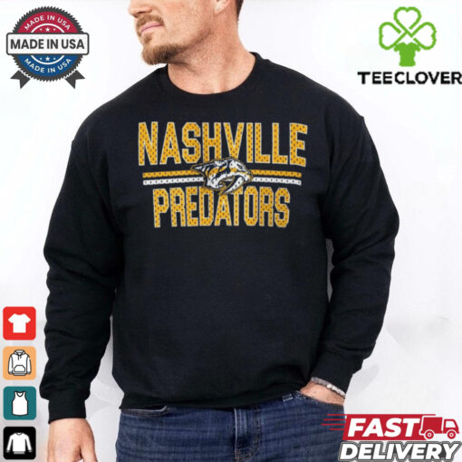 Nashville Predators Starter Mesh Look Team Name Logo Pullover  hoodie, sweater, longsleeve, shirt v-neck, t-shirt