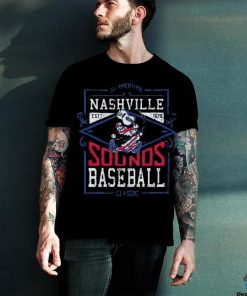 Nashville Sounds 108 Stitches Light Blue Classic T shirt 2 Nashville Sounds 108 Stitches Light Blue Classic T shirt