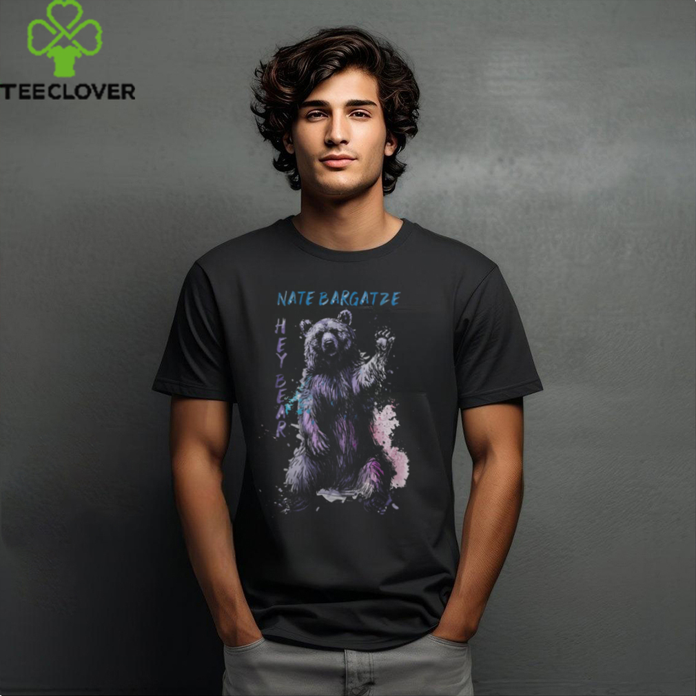 Nate Bargatze Merch Hey, Bear! Painting Shirt Nate Bargatze Merch Hey, Bear! Painting Shirt