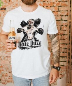 Nate Diaz White Half Sleeve T hoodie, sweater, longsleeve, shirt v-neck, t-shirt Fighter Wear Shirt