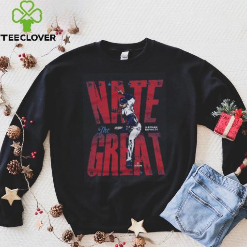 Nathan Eovaldi Texas Nate The Great WHT Shirt