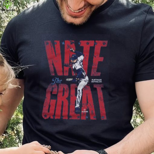 Nathan Eovaldi Texas Nate The Great WHT Shirt