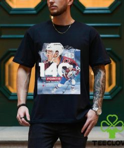 Nathan MacKinnon Sets Avalanche Franchise Record With By Reaching 140 Points T Shirt