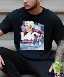 Nathan MacKinnon Sets Avalanche Franchise Record With By Reaching 140 Points T Shirt