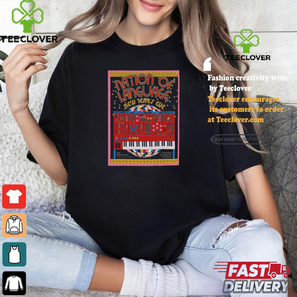 Nation Of Language December 31 2024 Warsaw in Brooklyn NY Poster Shirt Nation Of Language December 31 2024 Warsaw in Brooklyn NY Poster Shirt