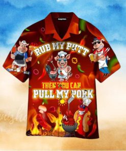 National Bbq Day You Can Pull My Pork Hawaiian Shirt
