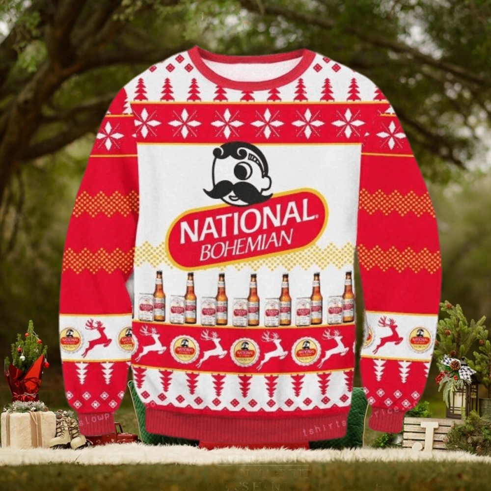 National Bohemian Beer Ugly Christmas Sweater National Bohemian Beer Ugly Christmas Sweater