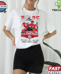 National Champions 1942 2025 Coach Ryan Day and Players Ohio State Buckeyes shirt